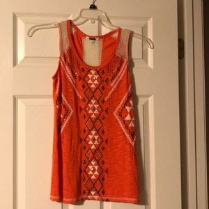 Miss Me sz L orange Top